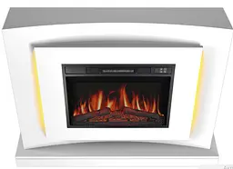 Електрокамін ArtiFlame Lucca AF23S білий з LED підсвічуванням - мініатюра 2