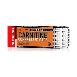 Карнітин тартрат Nutrend Carnitine Compressed Caps, 120 капсул для підтримки продуктивності та дієти