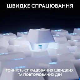 Клавіатура Logitech G PRO X TKL RAPID Gaming White (920-013242) - мініатюра 3