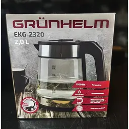 Електрочайник Grunhelm EKG-2320 скляний 2 л 1500 Вт - мініатюра 7