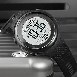 Чоловічий наручний годинник 1856BKWT Black-White Skmei acs0030533 - мініатюра 4
