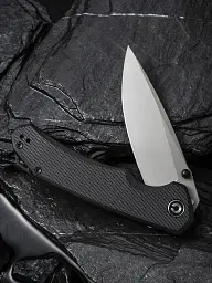 Складаний ніж Civivi 8,8 см G10 чорний сталь 14C28N - мініатюра 4