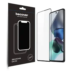Скло захисне BeCover Motorola Moto G13/G23/G53 Black (708844) - мініатюра 3