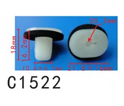 Кліпса для обшивки Mazda 999100506 (C1522) - мініатюра 2