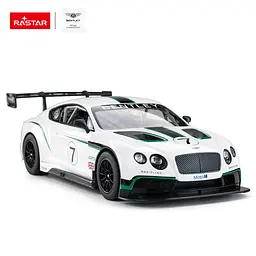 Машинка Bentley Continental GT3 білий RASTAR модель 1:14 Автомобіль на дистанційному керуванні + пульт 2,4 ГГц - мініатюра 5