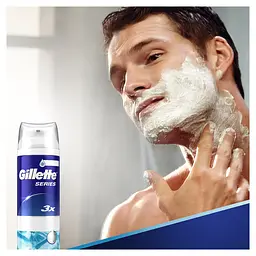 Піна для гоління Gillette Series Sensitive Cool 250 мл - мініатюра 7
