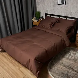 Комплект постільної білизни Moon&Star Satin Premium Mocha Mood Полуторний 143х210 см наволочки 2х70х70 см