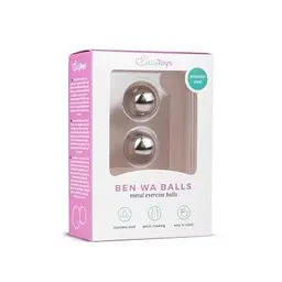Вагінальні кульки Silver ben wa balls, 19 мм - мініатюра 2
