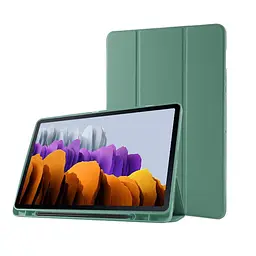 Чохол SlimTPU S-Pen holder Samsung Galaxy Tab S10+ Plus / Fe + / S9 Plus Темно-зелений