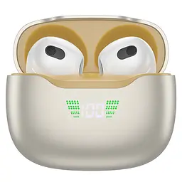 Навушники Borofone BW40 Gratified true wireless BT headset Champagne Gold - мініатюра 6