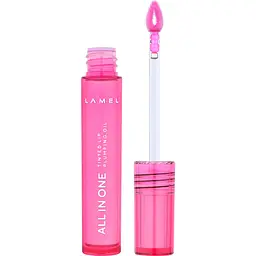 Олія тінт для губ Lamel All in One Lip Tinted Plumping Oil 404, 3 мл - мініатюра 2