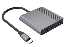 Адаптер Cablexpert A-CM-COMBO3-04, USB Type-C 3-в-1 - мініатюра 2