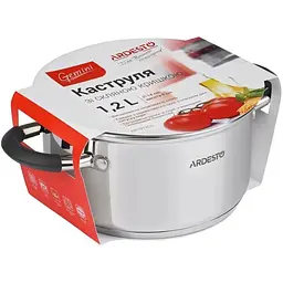 Каструля зі скляною кришкою Ardesto Gemini Salerno 1.2 л - мініатюра 3