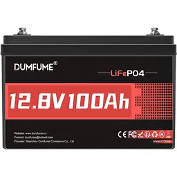 Акумулятор Dumfume LiFePO4 12V (12.8V/100Ah/1280Wh) (Dumfume-12,8V/100Ah) [164634] - мініатюра 4