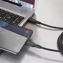 Кабель Proove Rebirth USB-C to USB-C 60W 1m Black (CCRE60002201) [130370] - мініатюра 3