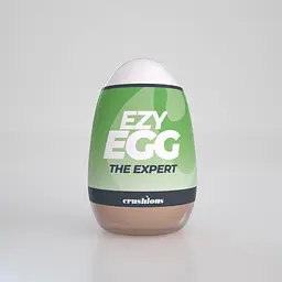 Мастурбатор яйце Crushious Ezy Egg Tne Expert (тілесний) - мініатюра 2