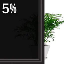 Тонувальна плівка Професійна VLT 5% IR 60% UV 90% Ширина 75 см Довжина 1 Метр Антицарапка (AS05) - мініатюра 3