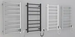 Електрична рушникосушка Volle Cuadro 500x900 cepillado cromo 9234.000113 - мініатюра 2