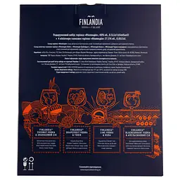 Набір горілки Finlandia: класична 40%, 0,5л + 4 смакові мініатюри, 37,5%, 0,05л (590065) - мініатюра 3