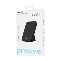Зовнішній акумулятор Proove Hyperion 20W 10000mAh чорний - мініатюра 8