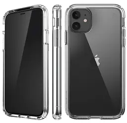 Чохол прозорий протиударний з антимікробним покриттям Speck Presidio Perfect Clear для iPhone 11 (6.1") Crystal - мініатюра 4