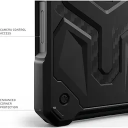 Протиударний чохол UAG Monarch Pro MagSafe (Original) для iPhone 16 Pro (6.3") Carbon Fiber 114456114242 - мініатюра 11