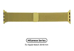 Ремінець ArmorStandart Milanese Loop для Apple Watch 42 (Series 11-10)/41/40/38 Yellow (ARM55253)