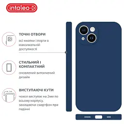 Чохол до мобільного телефона Intaleo SoftShell Apple iPhone 14 Plus Blue (1283126557712) - мініатюра 4