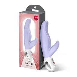 Вібратор-кролик для точки А Fun Factory LADY BI Purple, 2 мотори, 12 режимів - мініатюра 8