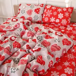 Простирадло MirSon Бязь 17-0656 Gingerbread 180x220 см (2200009611209) - мініатюра 2