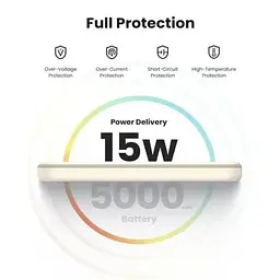 Акумулятор портативний Ugreen PB560 5000mAh MIni Magnetic Wireless 15W бежевий PB560 - мініатюра 8