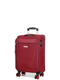 Валіза Малий (S) тканинний на 4 колесах Airtex 825 27 л 55х35х20 см Бордовий