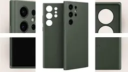 Оригінальний шкіряний чохол Leather Case для Samsung Galaxy S23 Ultra (S918) Green EF-VS918LGEGRU - мініатюра 9