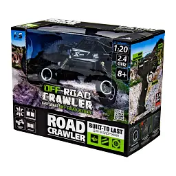 Автомобіль OFF-ROAD CRAWLER з р/к - ROCK SPORT (чорний, акум. 3,6V, метал. корпус, 1:20) - мініатюра 2