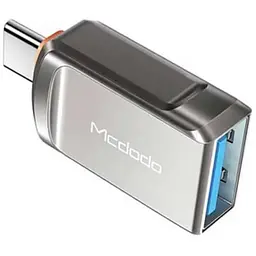 Адаптер Mcdodo OTG USB-A 3.0 to Type-C Adapter OT-8730 Dark сірий