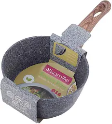 Ківш Grey Marble індукційний з антипригарним покриттям Kamille Ø16х7,5 см kuh0011227 - мініатюра 6