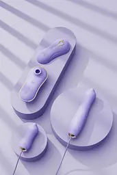 Набір секс-іграшок Zalo Rose Series Unicorn Set 3-in-1 3 шт. фіолетовий - мініатюра 12