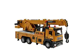 Спецтехніка LS-0699-14 Авто Експерт "Підйомний кран" м/п масштаб 1:32 інерція підсвічування звук в коробці (6976001651234) - мініатюра 2