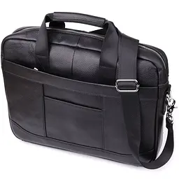 Діловий портфель для чоловіків із натуральної шкіри Vintage 23039 чорний