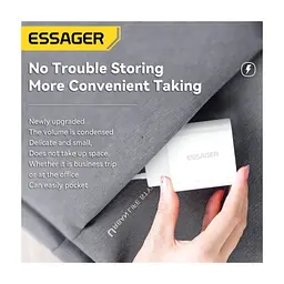 Зарядное устройство Essager USB-C PD20W + cable USB-C to Lightning white (EFJB02-XBL02-T) - миниатюра 10