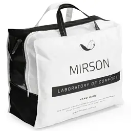 Набір MirSon пуховий №9509 Deluxe зима ковдра 200х220 см + 2 подушки білий (2200010805208) - мініатюра 9