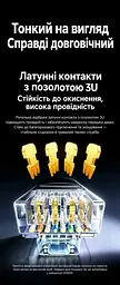 Мережевий кабель UGREEN NW122 0,5 м патч-корд Ethernet RJ45 штекер на RJ45 штекер Cat 6A до 10 Гбіт/с неекранований U/UTP діаметр 2,8 мм жили з чистої міді смуга частот 500 МГц чорний (70331) - мініатюра 5