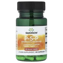 P-5-P піридоксальфосфат Swanson 20 мг 60 капсул