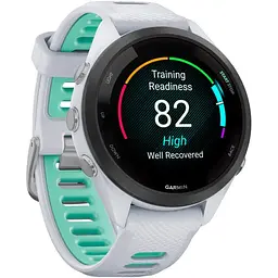 Смарт-годинник Garmin Forerunner 265S Black Bezel with Whitestone Case and Whitestone/Neo Tropic Silicone Band [010-02810-04] [89363] - мініатюра 5
