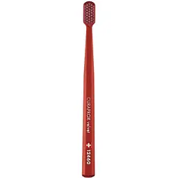 Зубна щітка Curaprox Velvet 12460 теракотова з бордовим - мініатюра 2
