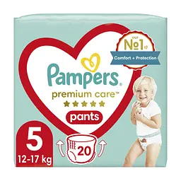 Підгузки Pampers Premium Care Pants Junior (12-17 кг), 20 (4015400681243)