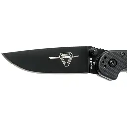 Ніж Ontario Knife RAT II D2 BB Black - мініатюра 3