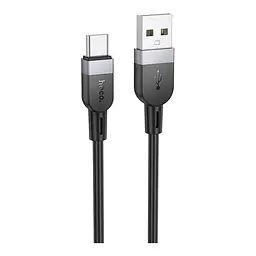 Кабель синхронізації Hoco X109 Silicone USB to Type-C 3A 3m Black (35933_3605842) - мініатюра 2