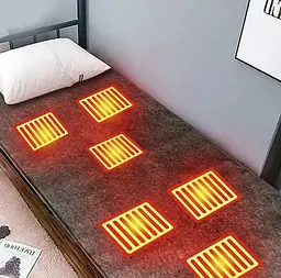 Електроковдра з підігрівом від Power Bank плед із живленням через USB від павербанка 160*80см UKC