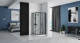 Душова кабіна Rea Look black 90x90 REA-K7903, Чорний матовий, Універсальна - мініатюра 4